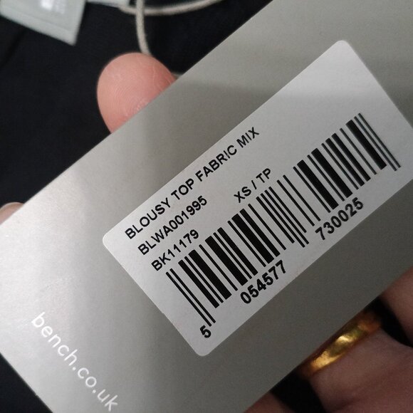 Bench Women's black tank top Size: XS/4 - Picture 8 of 12